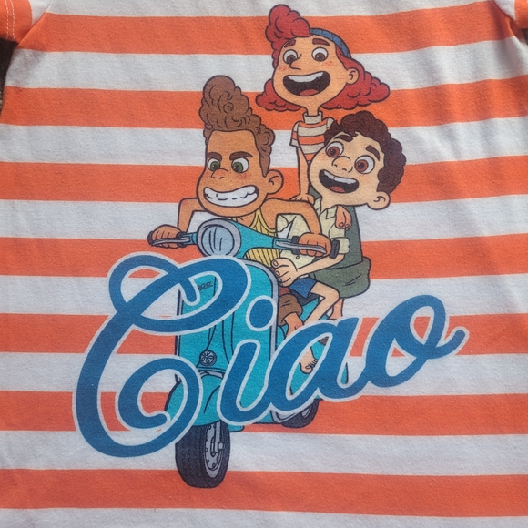 Disney Store Girls 4 Night Gown Sleep Shirt Luca Alberto Giulia Ciao Vespa - Picture 3 of 4